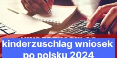 kinderzuschlag wniosek po polsku 2024