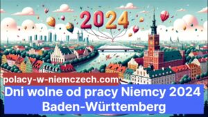 Dni wolne od pracy Niemcy 2024 Baden-Württemberg