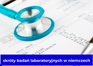 skróty badań laboratoryjnych w niemczech