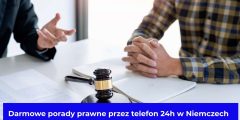 Darmowe porady prawne przez telefon 24h w Niemczech