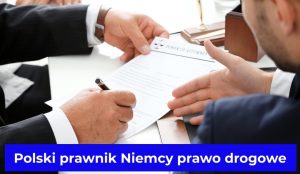 Polski prawnik Niemcy prawo drogowe